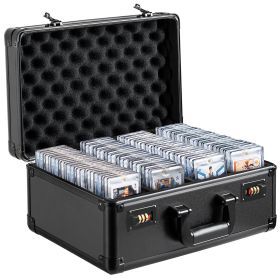 VEVOR 108 PSA Graded Card Storage Box 4 Slots Sports Card Holder Case Coded Lock