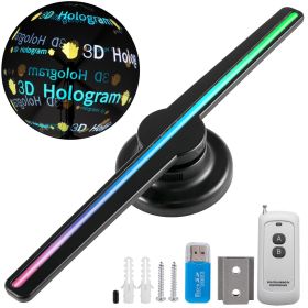 VEVOR 3D Holographic Fan 16.5Inch Hologram Fan with 224 Led Beads Holographic Projector Fan 450x224 Resolution Holographic LED Fan Display Wi-Fi