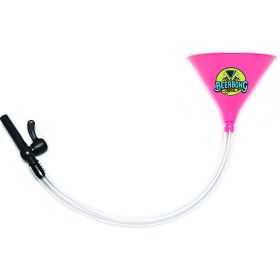 Beer Bong with Valve - 2 Ft. Tube Beer Funnel (Color: White)